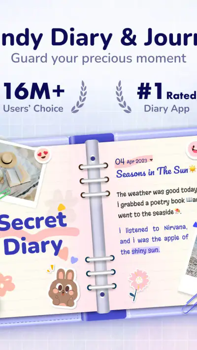 Diary with Lock: Diary Journal screenshot 1