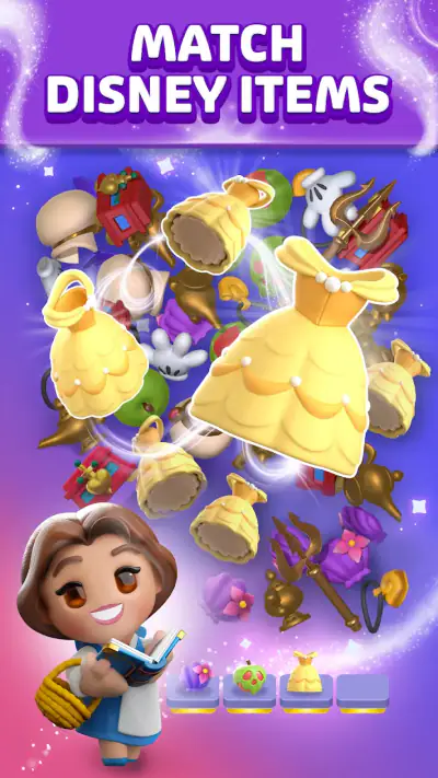 Disney Magic Match 3D screenshot 1
