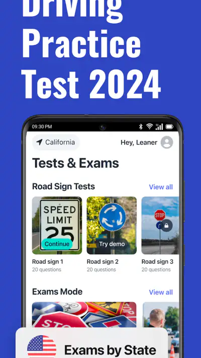 DMV Permit Practice Test 2026 screenshot 1