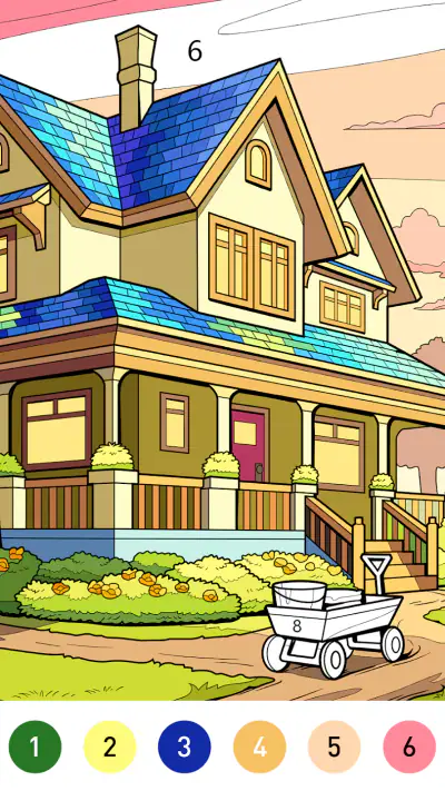 Dream Home Coloring book screenshot 1