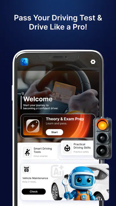 Driving Theory Test－Radar HUD screenshot 1