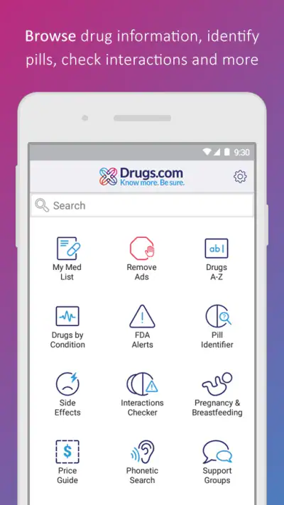 Drugs.com Medication Guide screenshot 1