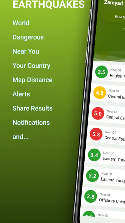 Earthquakes Near Me screenshot 1