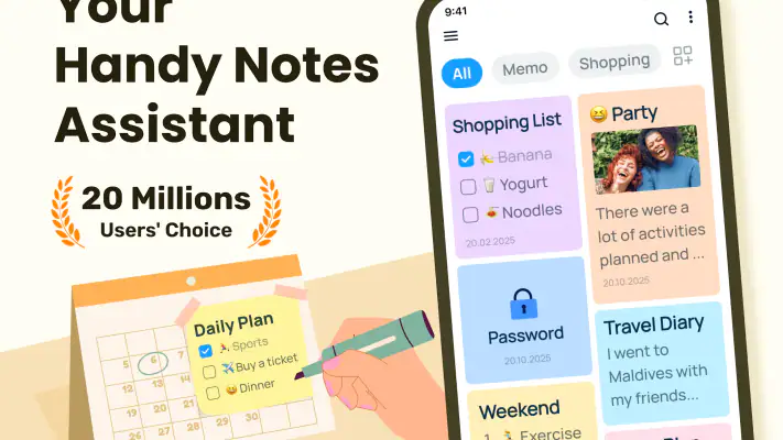EasyNotes: Notes, Memo & Lists screenshot 1
