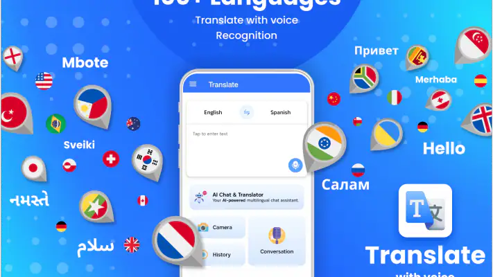 Easy Text & Voice Translator screenshot 1