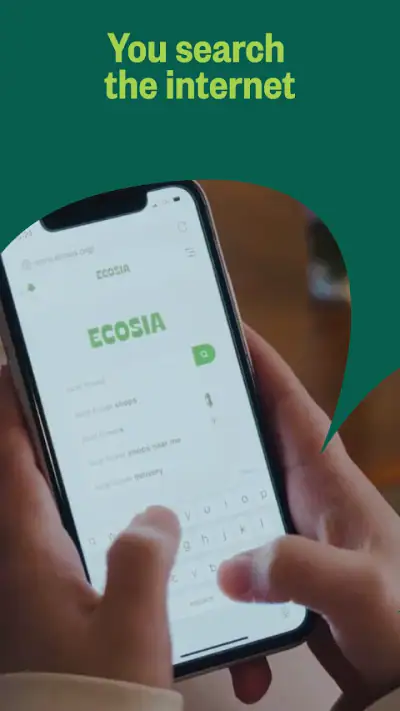 Ecosia: Search to plant trees screenshot 1