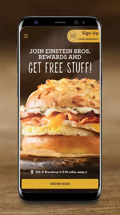 Einstein Bros Bagels screenshot 1