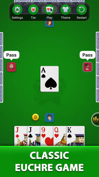Euchre - Card Game Offline screenshot 1