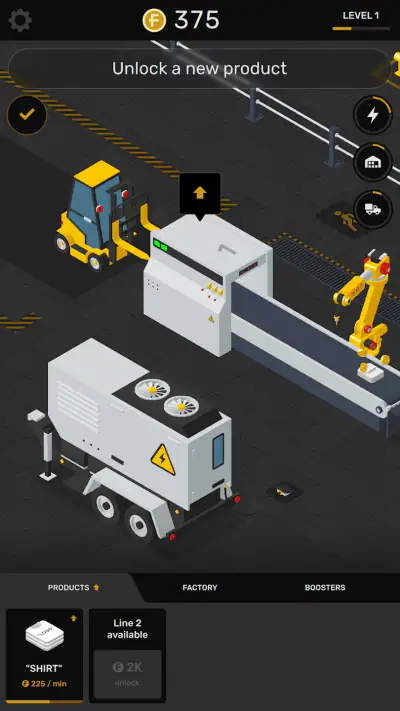 Factory: Idle & Tycoon Game screenshot 1