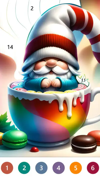 Fairytale Color by number game screenshot 1
