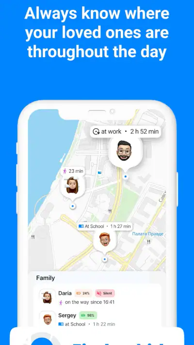 Findmykids: Kids GPS Tracker screenshot 1