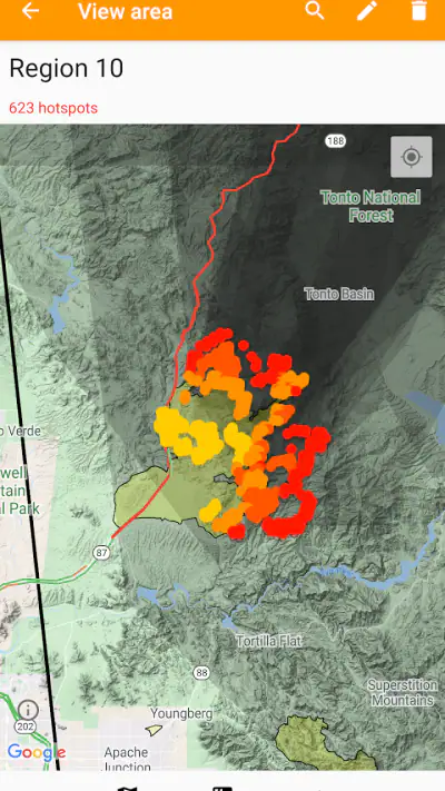 Fireguard Wildfire Tracker screenshot 1
