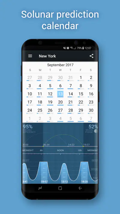 Fishing Calendar & Tide Times screenshot 1