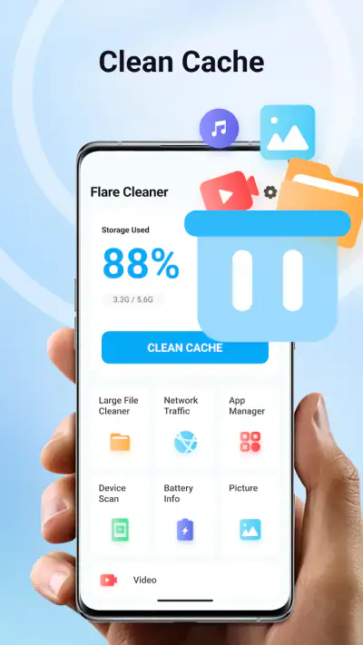 Flare Cleaner screenshot 1