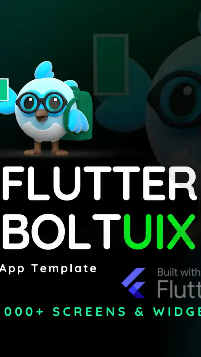 Flutter UI App Template screenshot 1