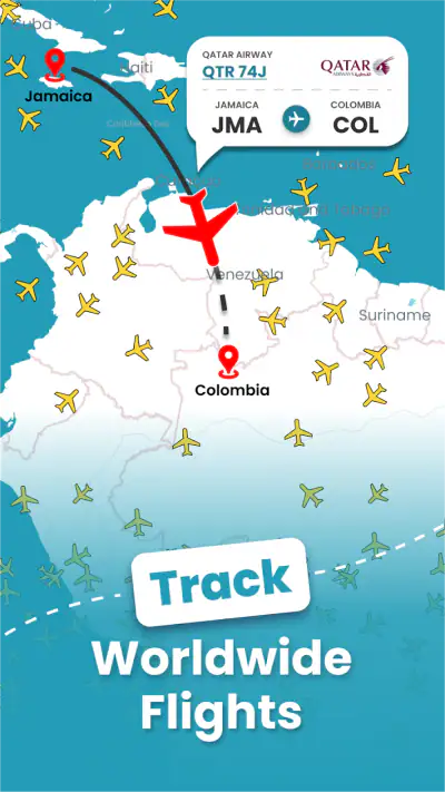 Flymat: Live Flight Tracker screenshot 1
