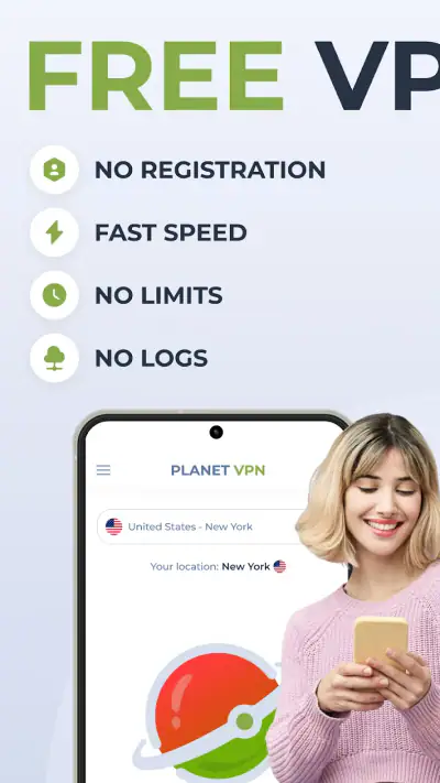 Planet Free VPN ™ Super Proxy screenshot 1
