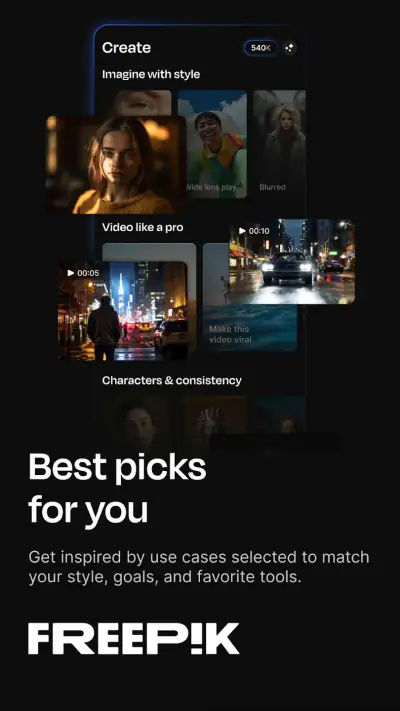 Magnific - AI Video & Image screenshot 1