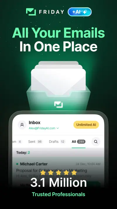 Friday: AI E-mail Assistant screenshot 1