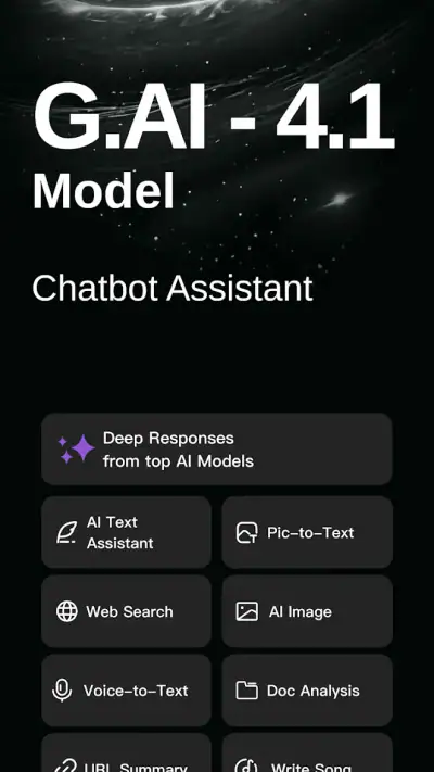 G.AI - AI Chat & AI Chatbot screenshot 1