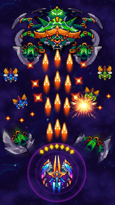 Galaxiga: Galaxy Arcade Game screenshot 1
