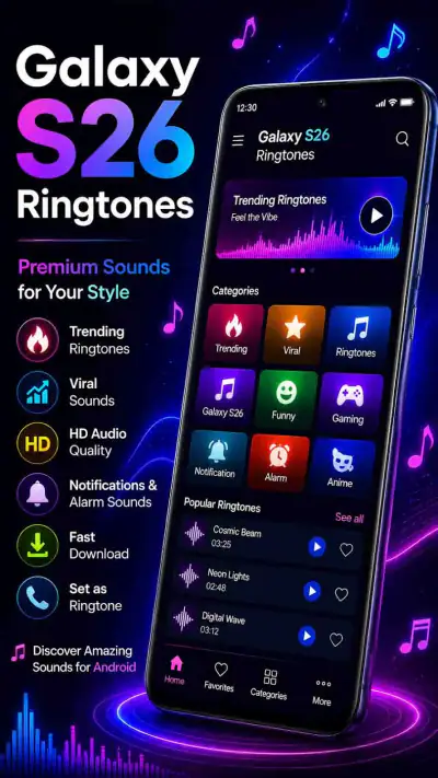 Galaxy S26 Ringtones & Sounds screenshot 1