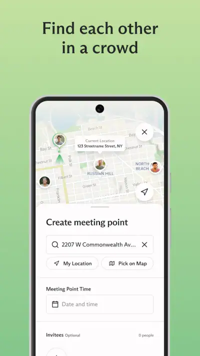 Gather: Share Family Locations screenshot 1