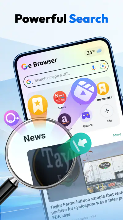 Ge Browser - Safe & Smart screenshot 1