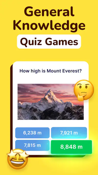General Knowledge Quiz Games screenshot 1