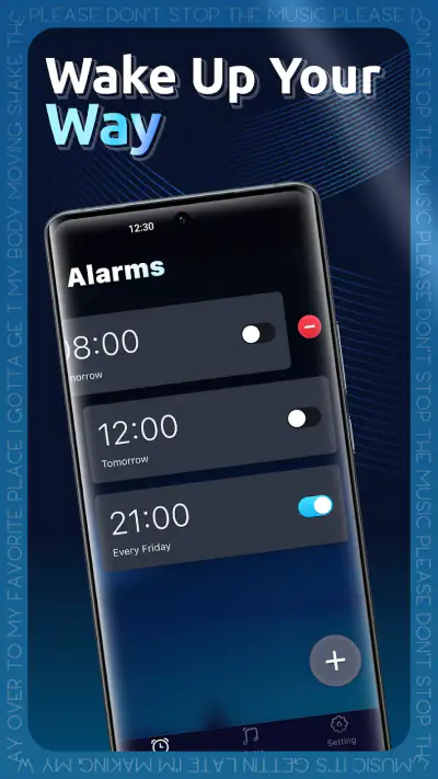 Geta Alarm Music Player screenshot 1