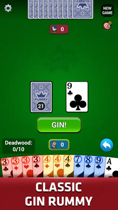 Gin Rummy: Classic Card Game screenshot 1