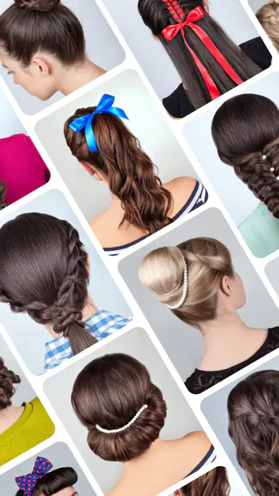 Girls Hairstyle Step By Step screenshot 1