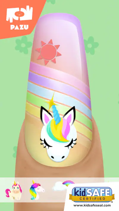 Girls Nail Salon - Kids Games screenshot 1
