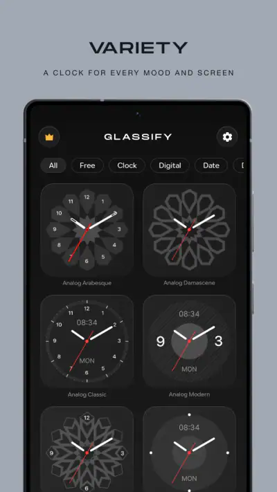 Glassify - Widgets & Themes screenshot 1