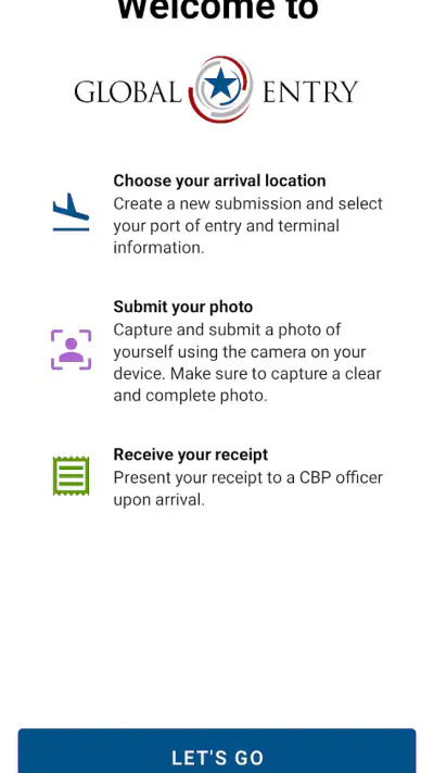 Global Entry screenshot 1