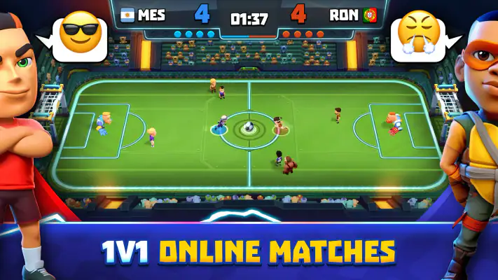 Goal Battle - PvP Soccer Game screenshot 1
