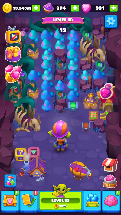 Goblin Miner: Idle Merger screenshot 1