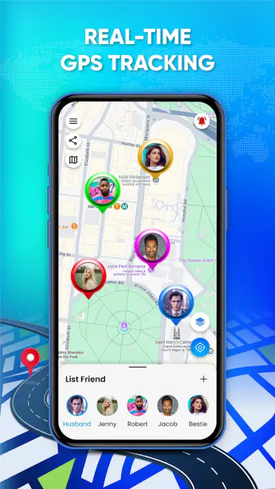 GPS Live Tracker: Locate Phone screenshot 1