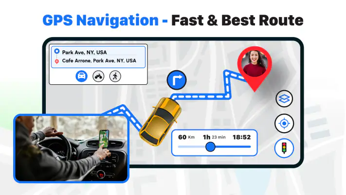 GPS Maps Navigation Directions screenshot 1