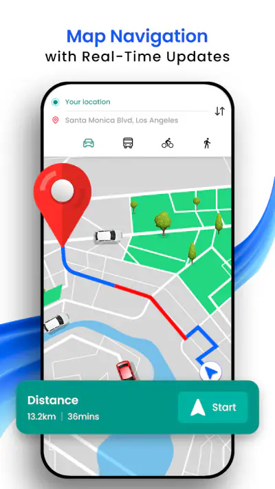 GPS Navigation Live Earth Maps screenshot 1