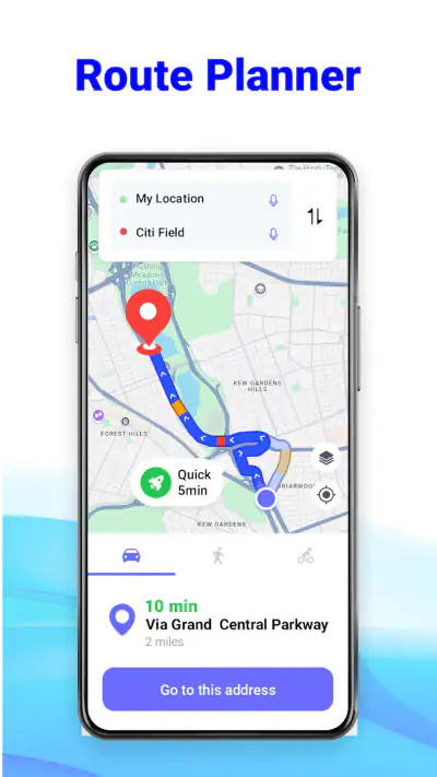 GPS Route Planner: Radar Map screenshot 1