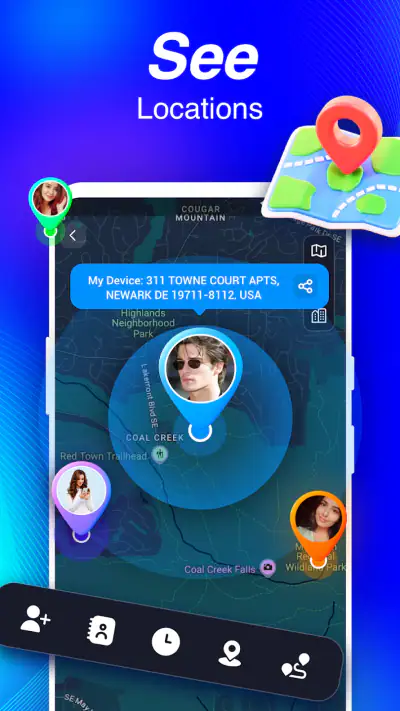 GPS Share - Locator & Live screenshot 1