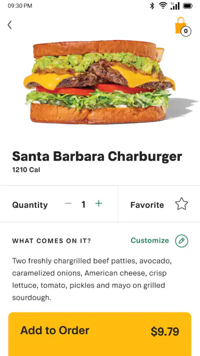 Habit Burger & Grill screenshot 1