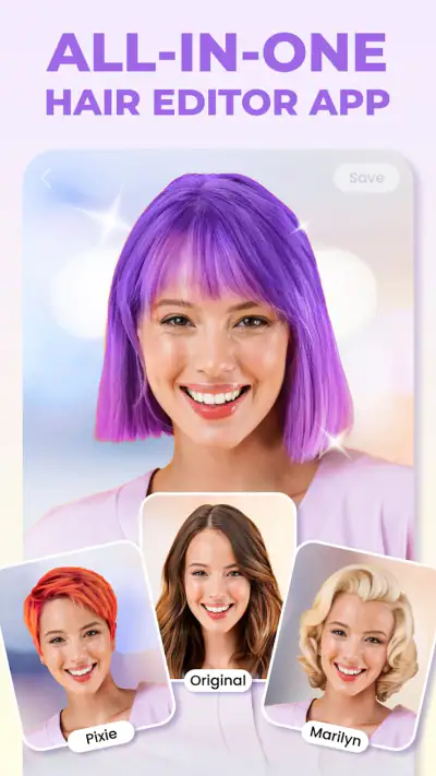 HairApp: Hair Styler App, Bald screenshot 1