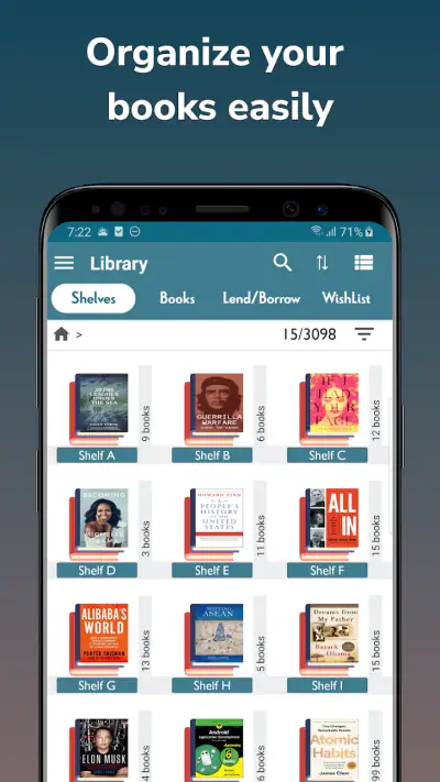 Handy Library - Book Organizer screenshot 1
