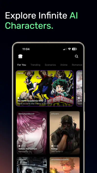 Hangjam: AI Chat and Roleplay screenshot 1