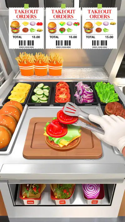 Happy Diner Story™: Cooking screenshot 1