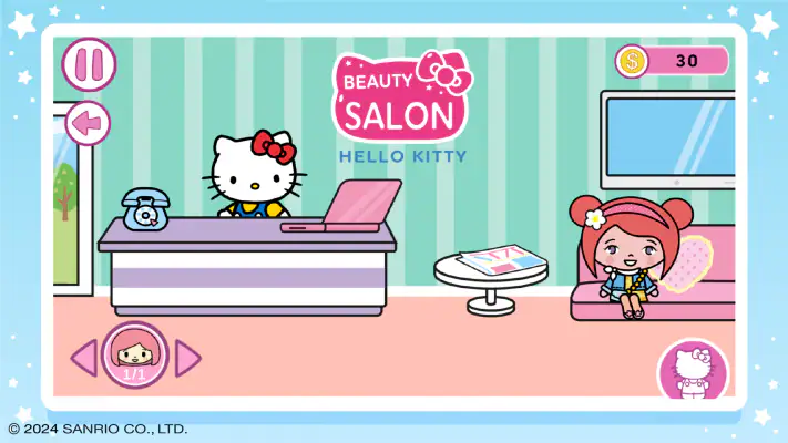 Hello Kitty: Beauty Salon screenshot 1
