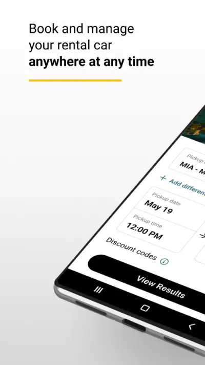 Hertz Rent-a-Car screenshot 1