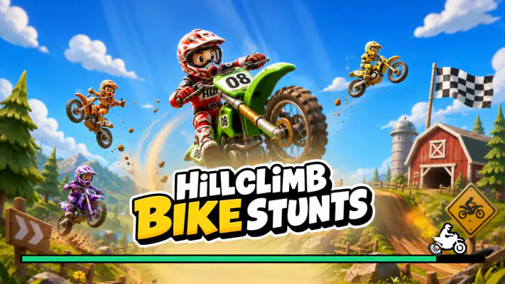 Hill Climb Bike Stunts screenshot 1